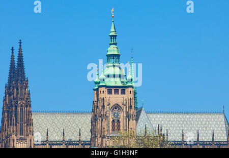 Czech Republic Prague - St. Vitus Cathedral Stock Photo