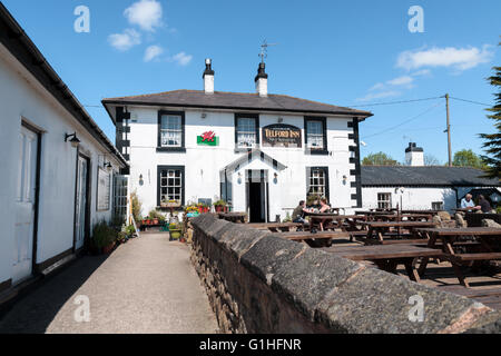 The Telford Inn built in the 18th century as a house for the supervisor of the construction of Pontcysyllte aqueduct Stock Photo