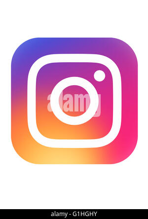 Social media Instagram Camera Icon or Logo Illustration. Social media