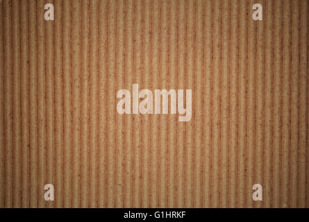 dark corrugated cardboard texture Stock Photo