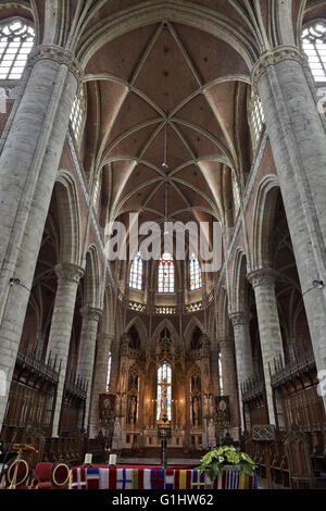 Church of Sint-Michiels. Gent. Flanders. Belgium. Stock Photo