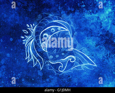 ornamental filigran drawing with frozen winter time feelingt, spiral ...