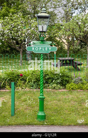 Ropley Station, Watercress Line, Mid Hants Railway, Hampshire, England, United Kingdom. Stock Photo