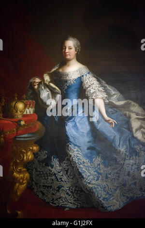 Martin van Meytens (1695-1770), Maria Theresa Walburga Amalia Christina -(1717-1780) Stock Photo