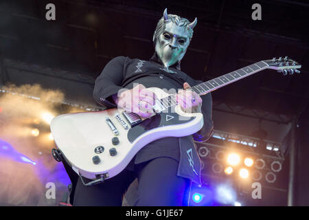 Somerset, Wisconsin, USA. 15th May, 2016. of Ghost performs live at Somerset Amphitheater during the Northern Invasion Music Festival in Somerset, Wisconsin © Daniel DeSlover/ZUMA Wire/Alamy Live News Stock Photo