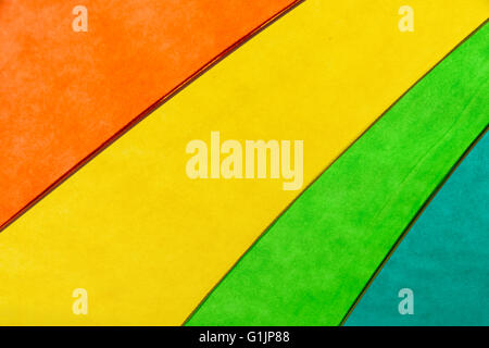 Rainbow Colored Umbrella Abstract Background Stock Photo