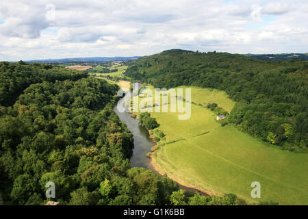 Picturesque view from Symonds Yat Rock Stock Photo