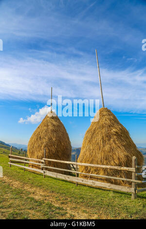 Haystack Mountain was shot in a sunny day Stock Photo