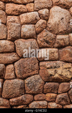 Abstract image of an Incan civilization wall in Chinchero, Peru Stock Photo