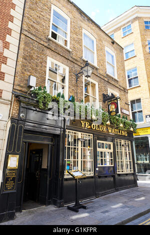 Ye Olde Watling Public House Watling Street London UK Stock Photo