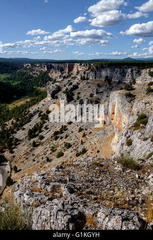 Canyon del Rio Lobos Natural Park, Ucero, Soria, Castile and Leon, Spain, Europe Stock Photo