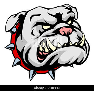 English bulldog - isolated vector illustration Stock Photo - Alamy