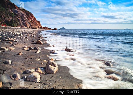 A beach near Cavo, Elba Island, Italy Stock Photo
