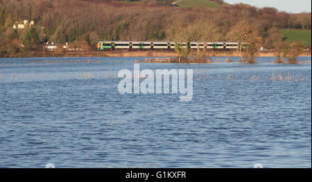 Train in the Arun Valley Stock Photo