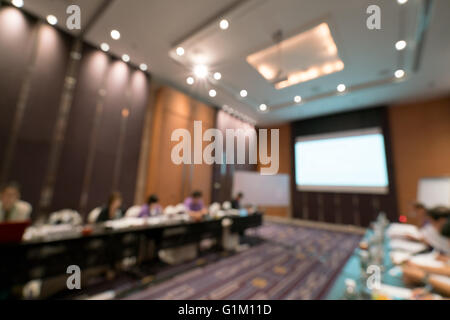 Blurred background image of meeting or conference room Stock Photo