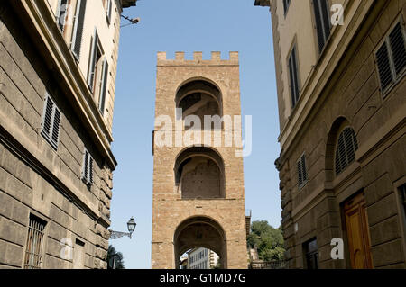 Tower of St. Niccolo, Torre San Niccolo', Florence, Tuscany, Italy Stock Photo