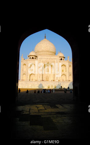 The Taj Mahal. Agra, Uttar Pradesh, India. Stock Photo