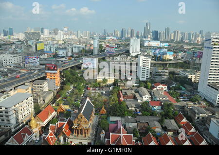 Buddist Temple in Bangkok Thailand Stock Photo