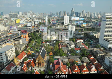 Buddist Temple in Bangkok Thailand Stock Photo