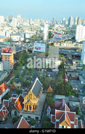 Buddist Temple in Bangkok Thailand Stock Photo