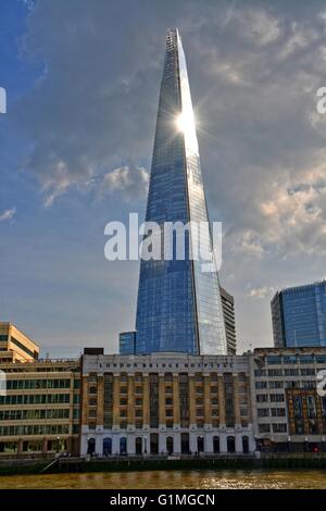 The Shard, also referred to as the Shard of Glass,Shard London Bridge and formerly London Bridge Tower, London Stock Photo