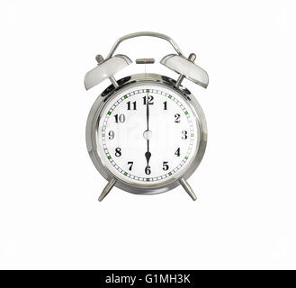 Traditional Alarm Clock Showing 6:00