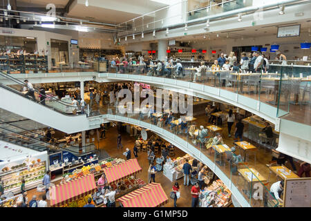 MILAN, ITALY - JUNE 2, 2014: Eataly opens gastronomic megastore in Milan and plans to float shares in 2017 Stock Photo