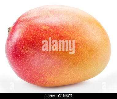 Mango fruit isolated on the white background. The picture of high quality. Stock Photo