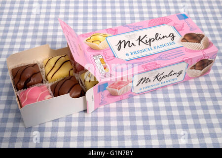 Mr Kipling French Fancies Stock Photo