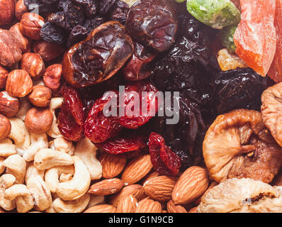 Dry fruits and nuts Stock Photo