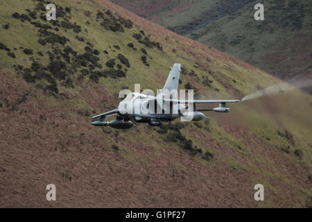RAF Tornado GR4 in the Mach loop Stock Photo