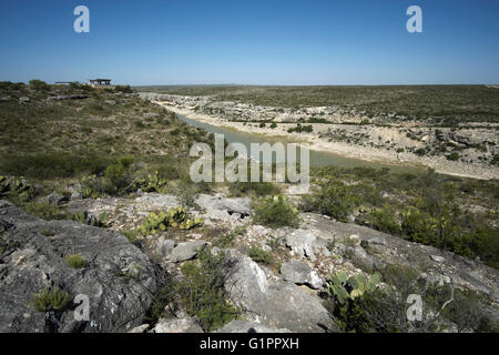 Pecos river gorge near Del Rio, Texas, USA. Stock Photo