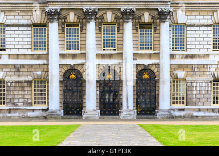 Entrance of Trinity Laban Conservatoire Of Music and Dance in University of Greenwich, London Stock Photo