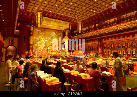 Buddha Tooth Relic Temple, South Bridge Road, Singapur Stock Photo