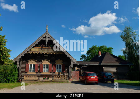 Russian log cabin, Russian colony, Potsdam, Brandenburg, Germany Stock Photo