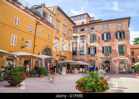 Memorial House of Giacomo Puccini popular attraction in Lucca ,Italy. Stock Photo