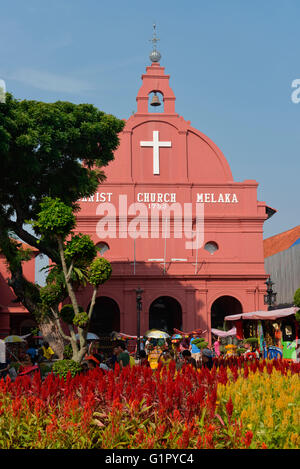 Christ Church, Melaka, Malaysia Stock Photo