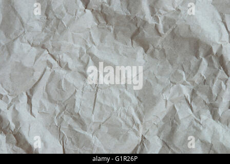 Texture With Crumpled Paper, Background, Copy Space Stock Photo
