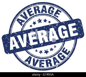 average sign. average grunge blue stamp. Label Stock Vector Image & Art ...