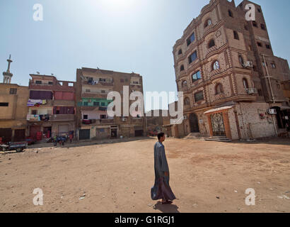 The back streets of Luxor, Egypt Stock Photo