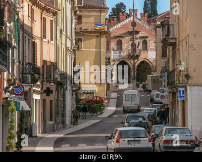 historic town centre of Soave Stock Photo