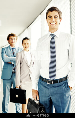 Confident business group Stock Photo