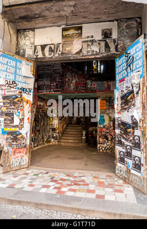 The Kunsthaus Tacheles, Berlin in jewish quarter in Berlin Stock Photo