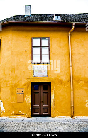 Baden near Vienna, Austria, where the composer Beethoven lived; Beethovenhaus in Baden bei Wien, Österreich Stock Photo