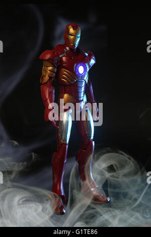 a iron man toy Stock Photo