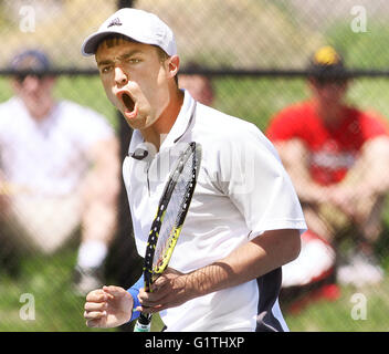 Davenport, Iowa, USA. 6th May, 2016. Pleasant Valley's Charlie Humes in ...