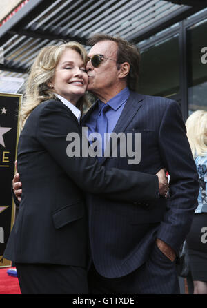 Los Angeles, California, USA. 19th May, 2016. 'Days of Our Lives' Actress DEIDRE HALL (L) attends a ceremony as she is being honored with a star on The Hollywood Walk Of Fame. Credit:  Ringo Chiu/ZUMA Wire/Alamy Live News