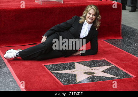 Los Angeles, California, USA. 19th May, 2016. 'Days of Our Lives' Actress DEIDRE HALL attends in a ceremony as she is being honored with a star on The Hollywood Walk Of Fame. Credit:  Ringo Chiu/ZUMA Wire/Alamy Live News