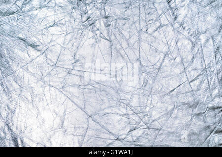 texture of a silver reflector for photography, abstract background Stock Photo
