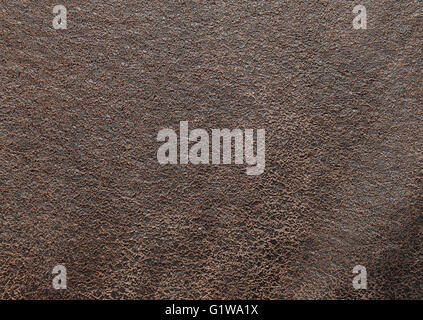 Used brown leather texture or background Stock Photo